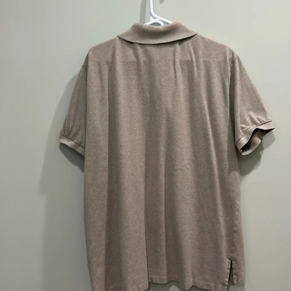 Polo Ralph Lauren - men’s light brown / beige short sleeve Polo Shirt. Size XXL